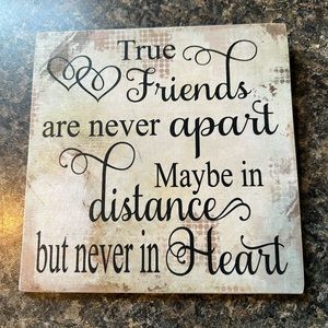 Wooden Etsy Friendship Plaque